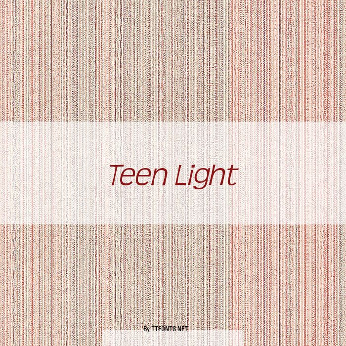Teen Light example